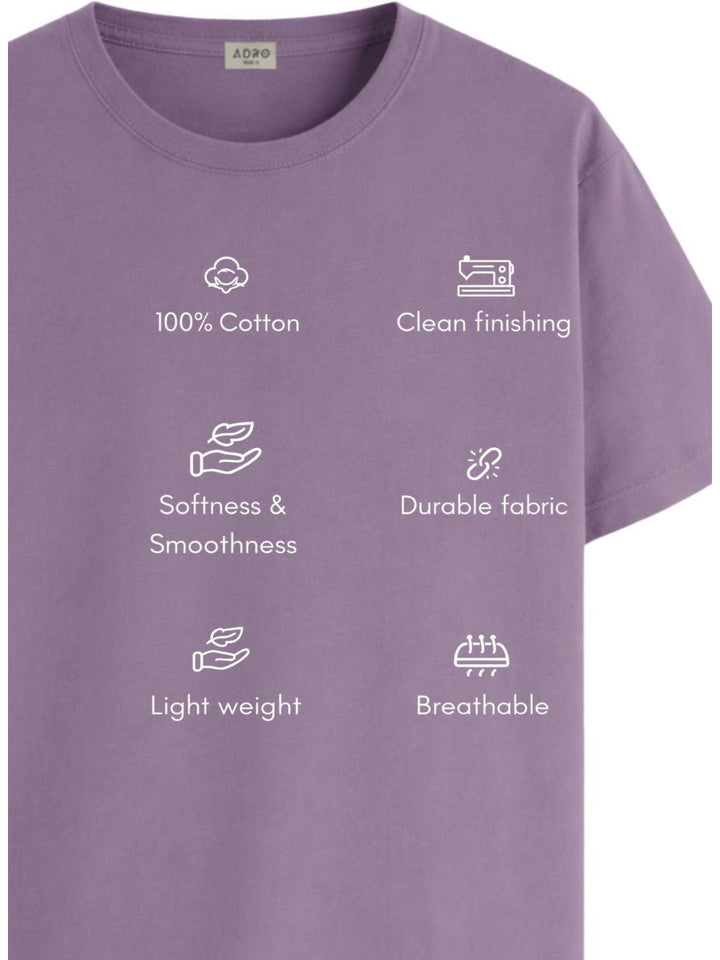 ADRO Men Typography Printed T-shirt
