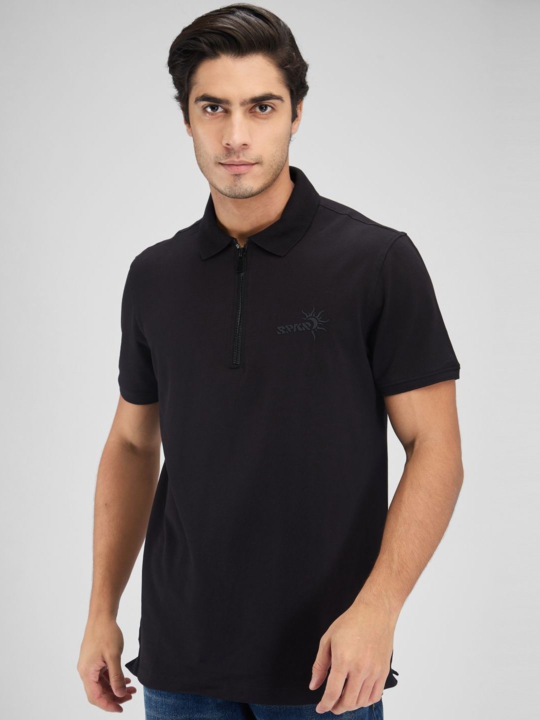 SPYKAR Men Polo Collar Slim Fit T-shirt