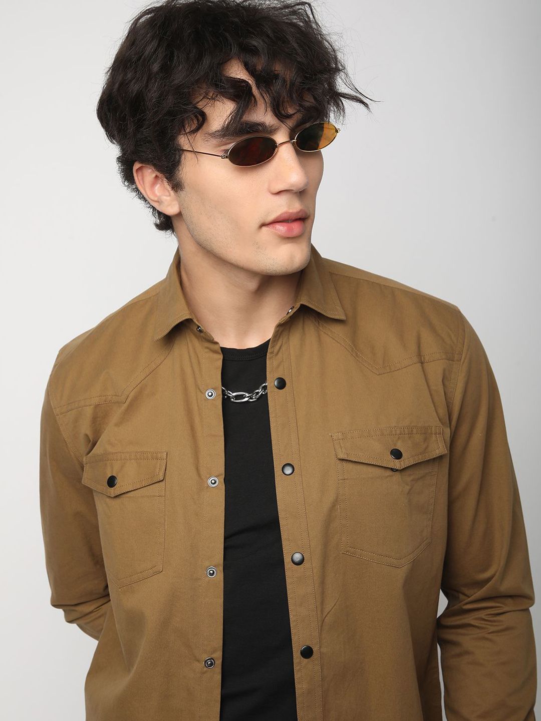 VASTRADO Men Classic Slim Fit Opaque Casual Shirt