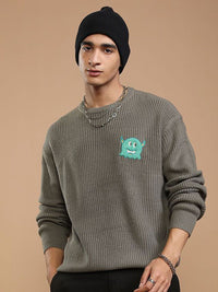 HIGHLANDER Men Pullover with Embellished Detail