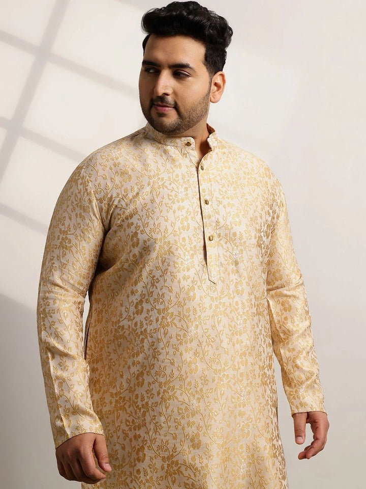 SOJANYA PLUS Men Ethnic Motifs Regular Kurta with Pyjamas