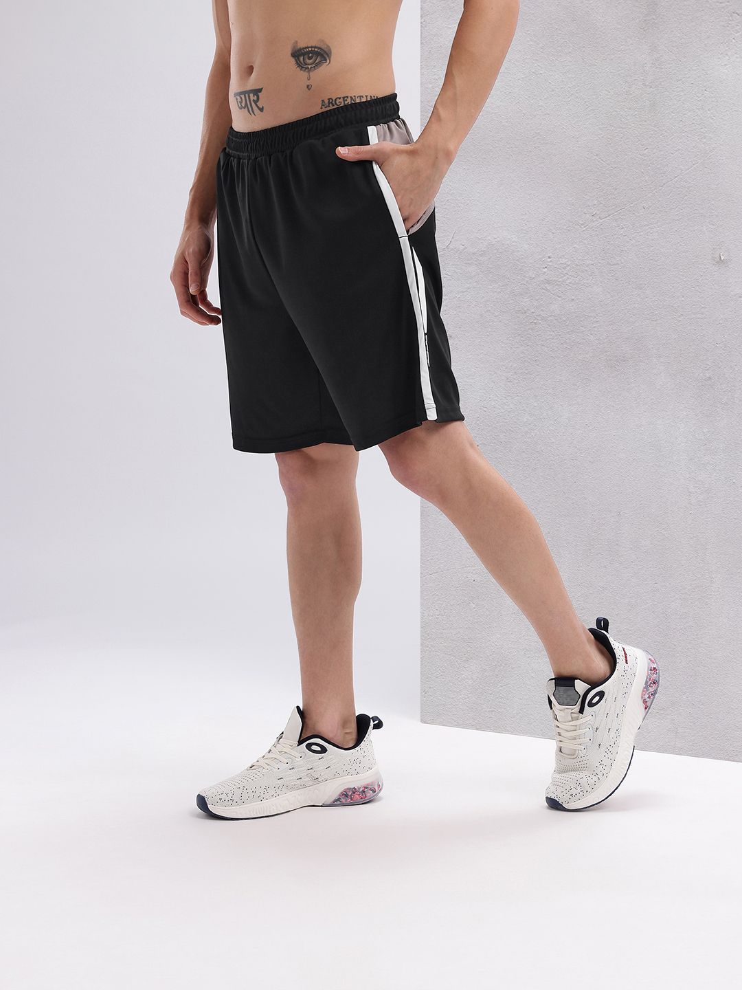 HRX by Hrithik Roshan Men Colourblocked Rapid-Dry Running Sports Shorts