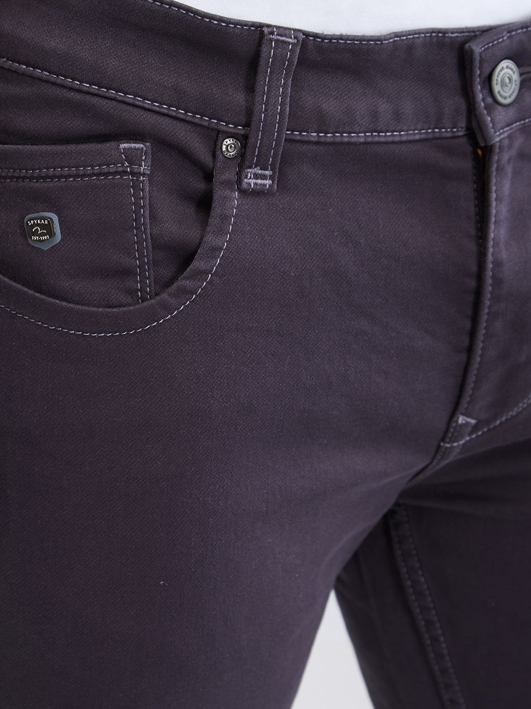 SPYKAR Men Skinny Fit Low-Rise Light Fade Stretchable Jeans