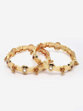 Set Anouk 2 Gelang Bertampal Batu Bersalut Emas