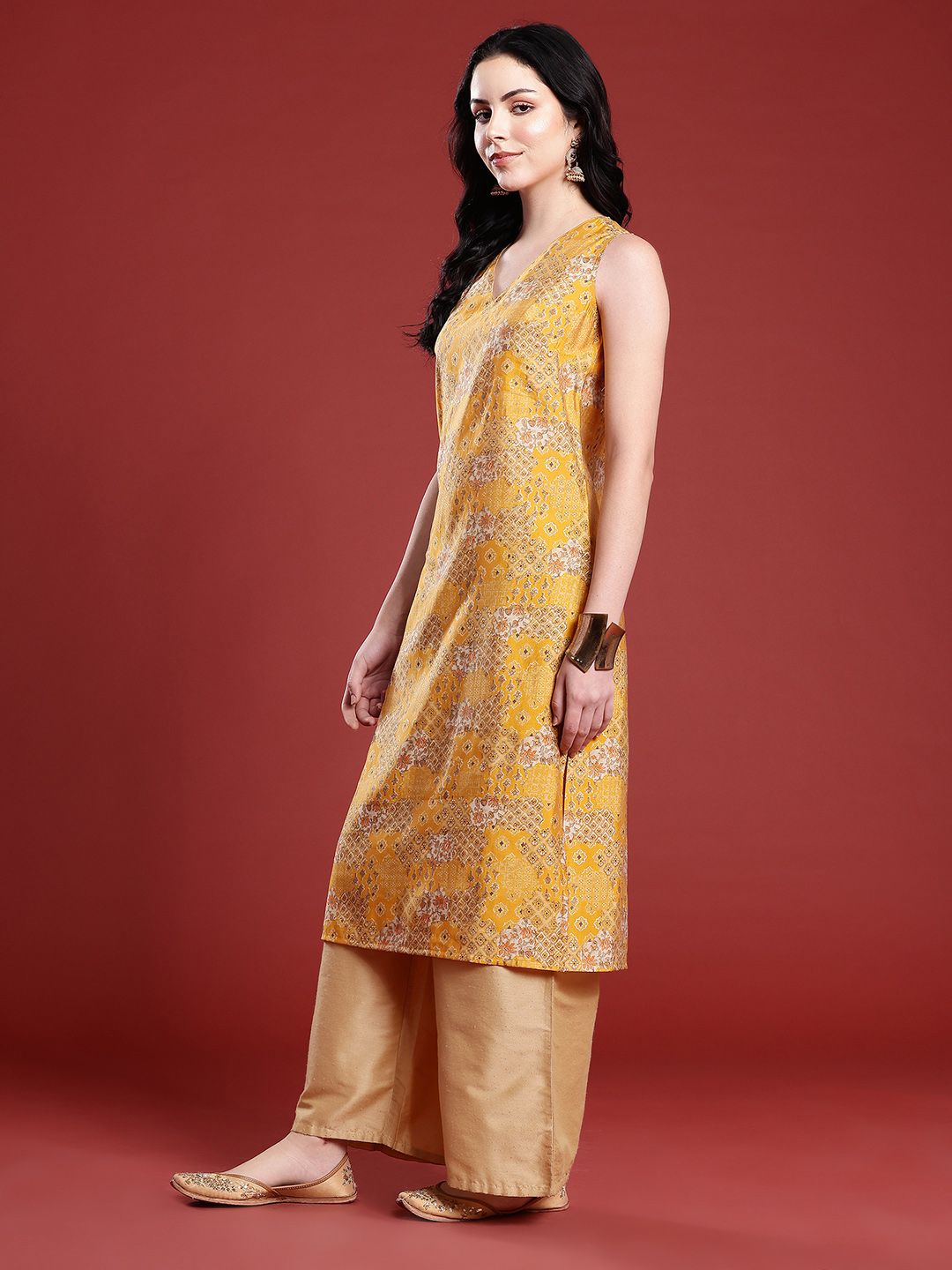 Anouk Printed Straight Kurta