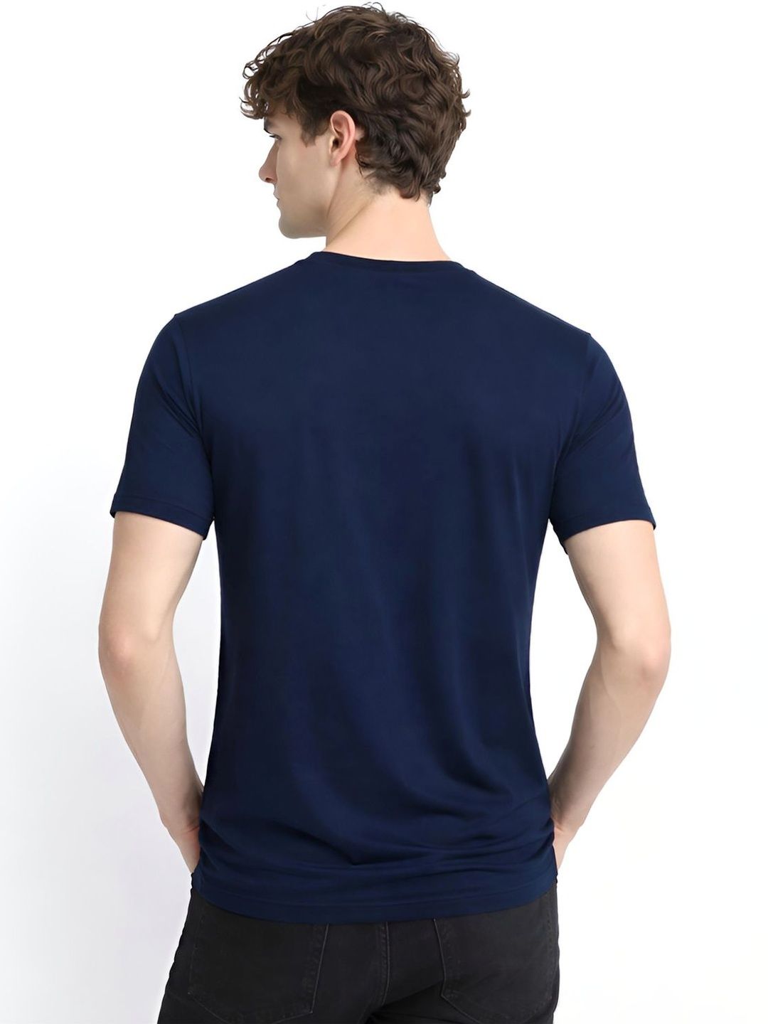 ADRO Men Typography Printed T-shirt