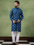 SOJANYA Men Floral Printed Kurta