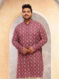 SOJANYA PLUS Motif Etnik Lelaki Bercetak Kurta
