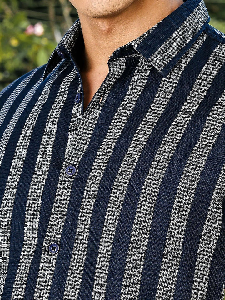 Thomas Scott Striped Premium Slim Fit Casual Shirt