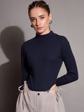 SASSAFRAS BASICS High-Neck Bodysuit