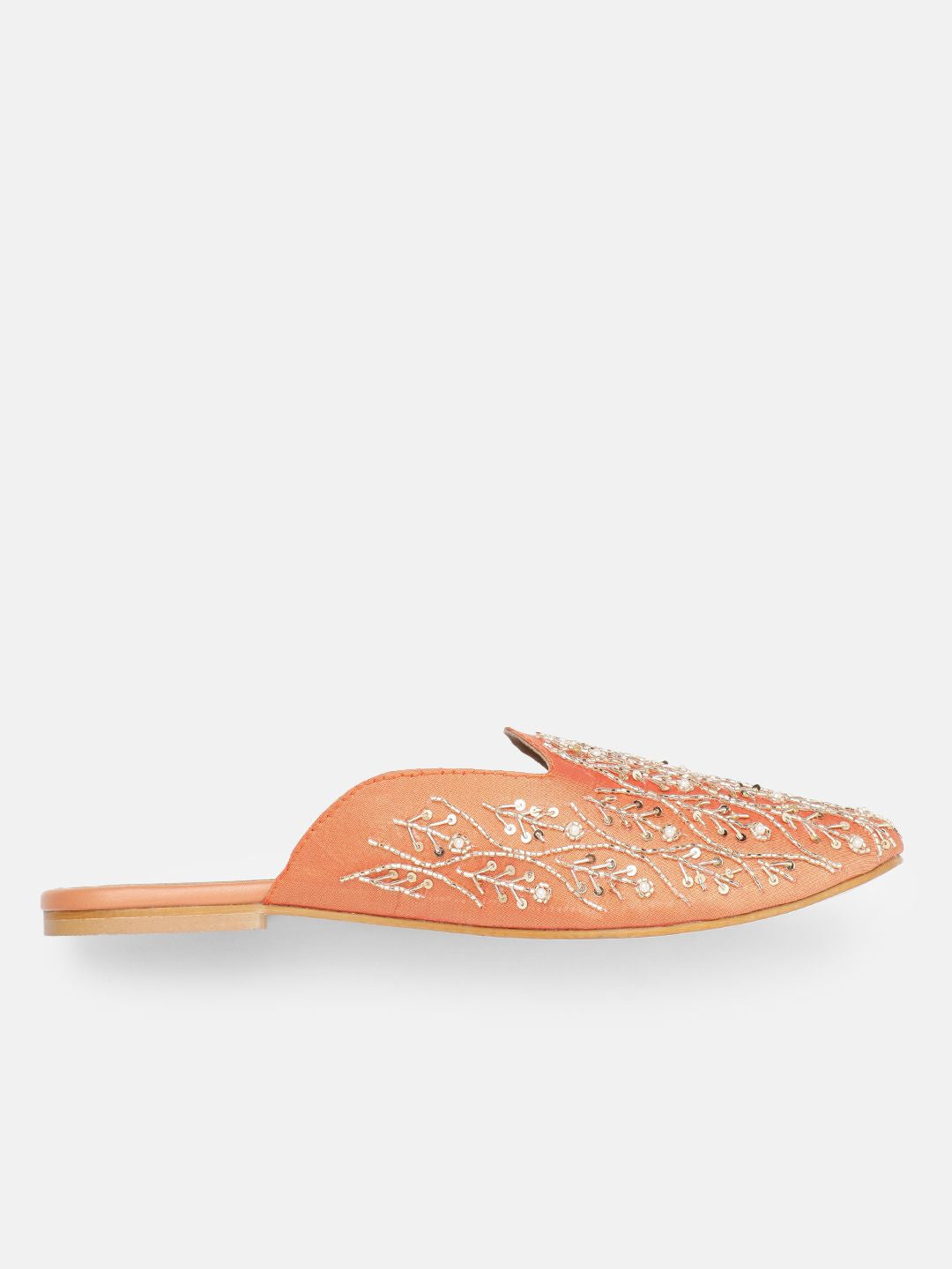 House of Pataudi Embellished Ethnic Mules