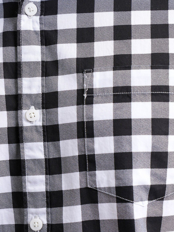 Highlander Men Checked Slim Fit Shirt