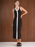 SASSAFRAS Bodycon Maxi Dress