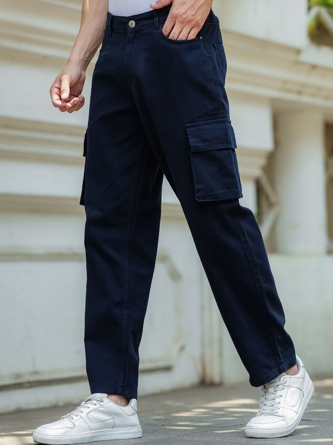 Eszett Men Easy Wash Cargos Trousers