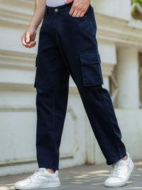 Eszett Men Easy Wash Cargos Trousers