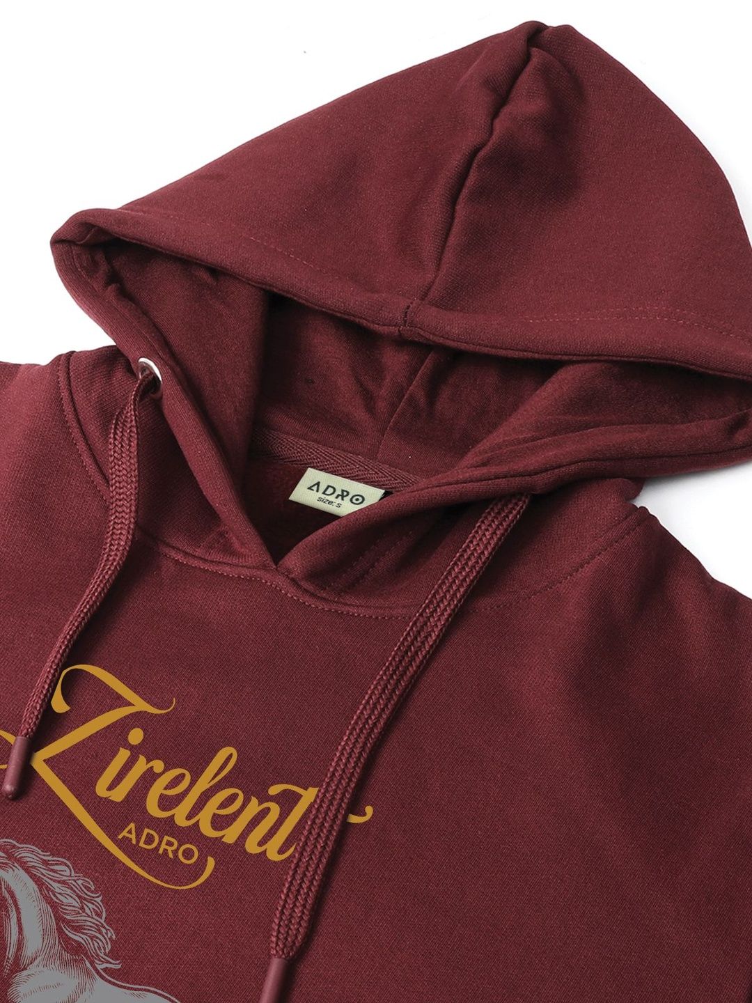 Adro Zirelent Wildwood Valley 320 GSM Fleece Printed Graphic Hoodie