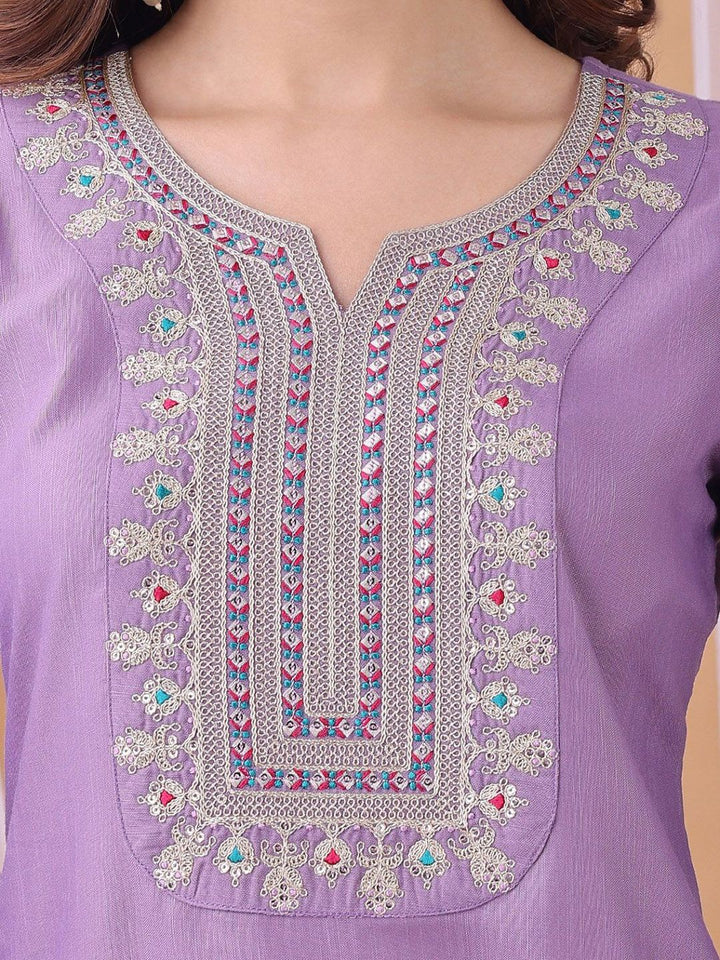 KALINI Women Floral Embroidered Kurta with Trousers & Dupatta