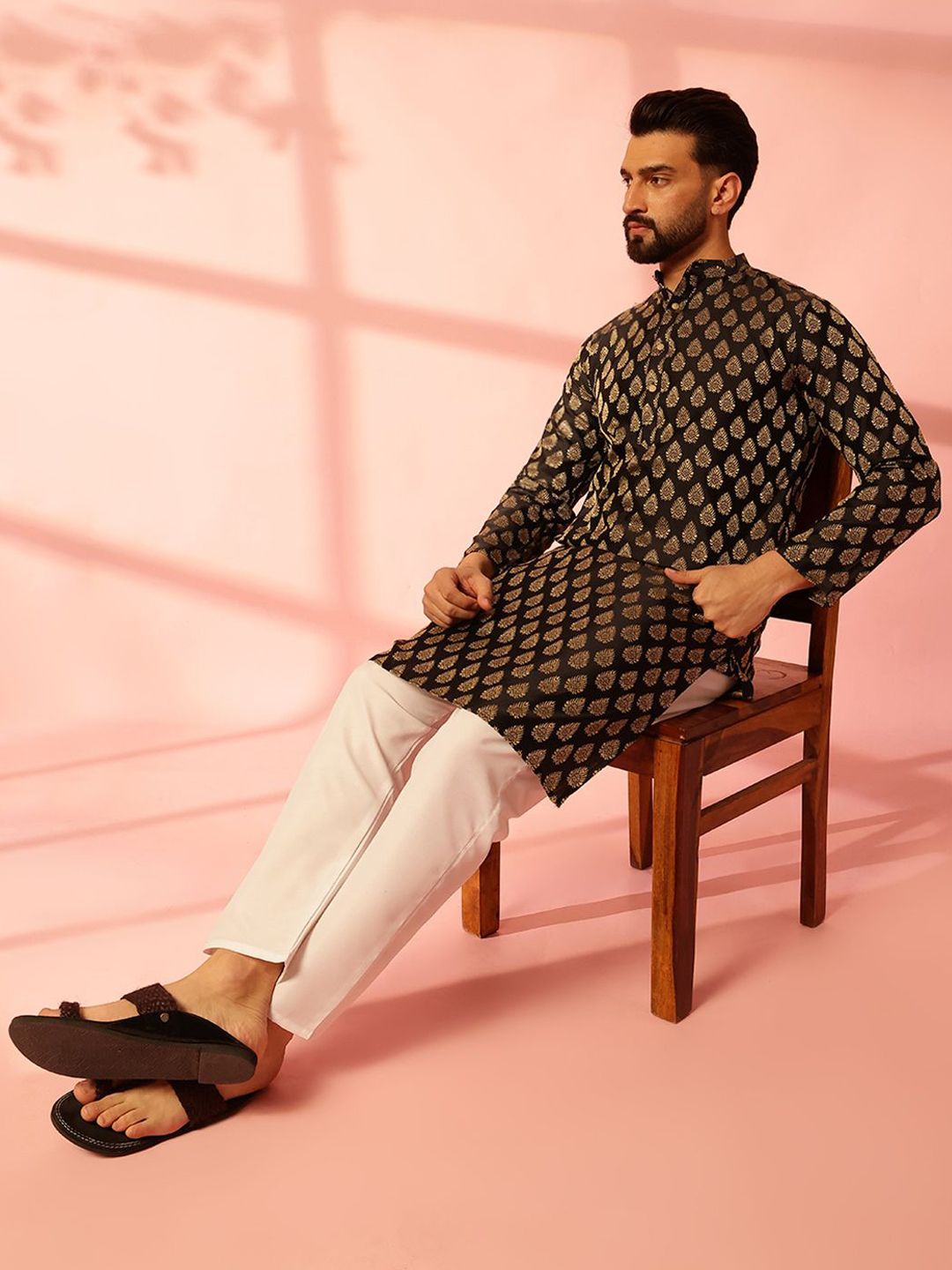 Anouk Men Regular Kurta with Pyjamas