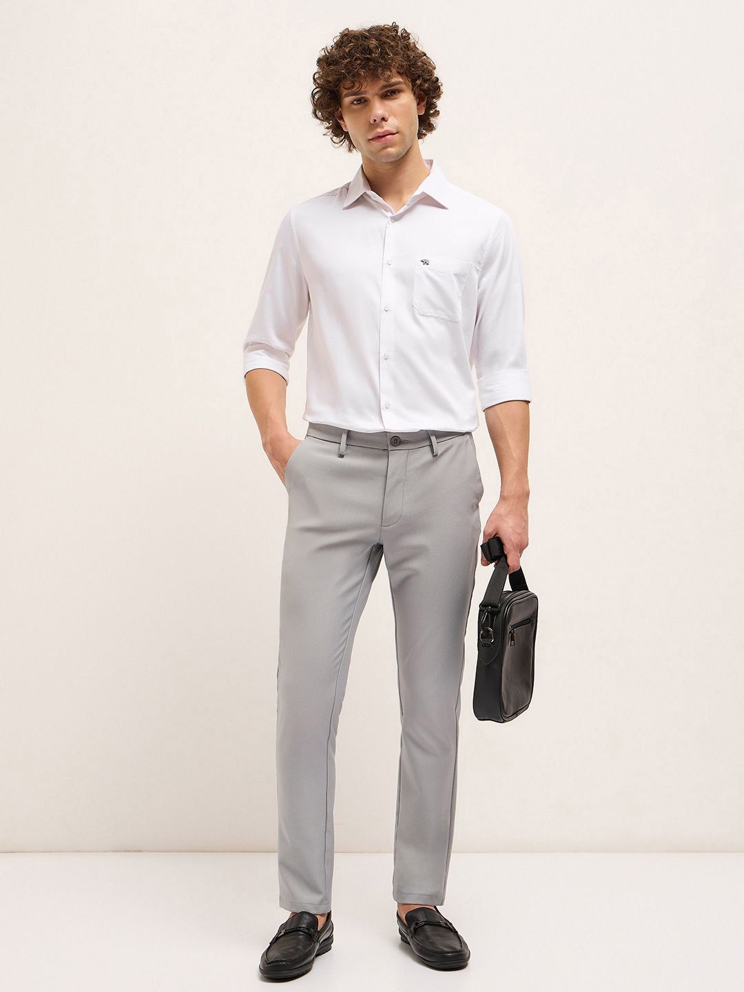 THE BEAR HOUSE Men Tailored Fit Opaque Formal Shirt