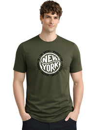 ADRO Men Typography Printed T-shirt
