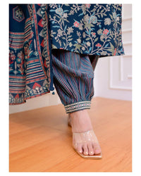 KALINI Women Floral Printed Tiered Kurta with Salwar & With Dupatta