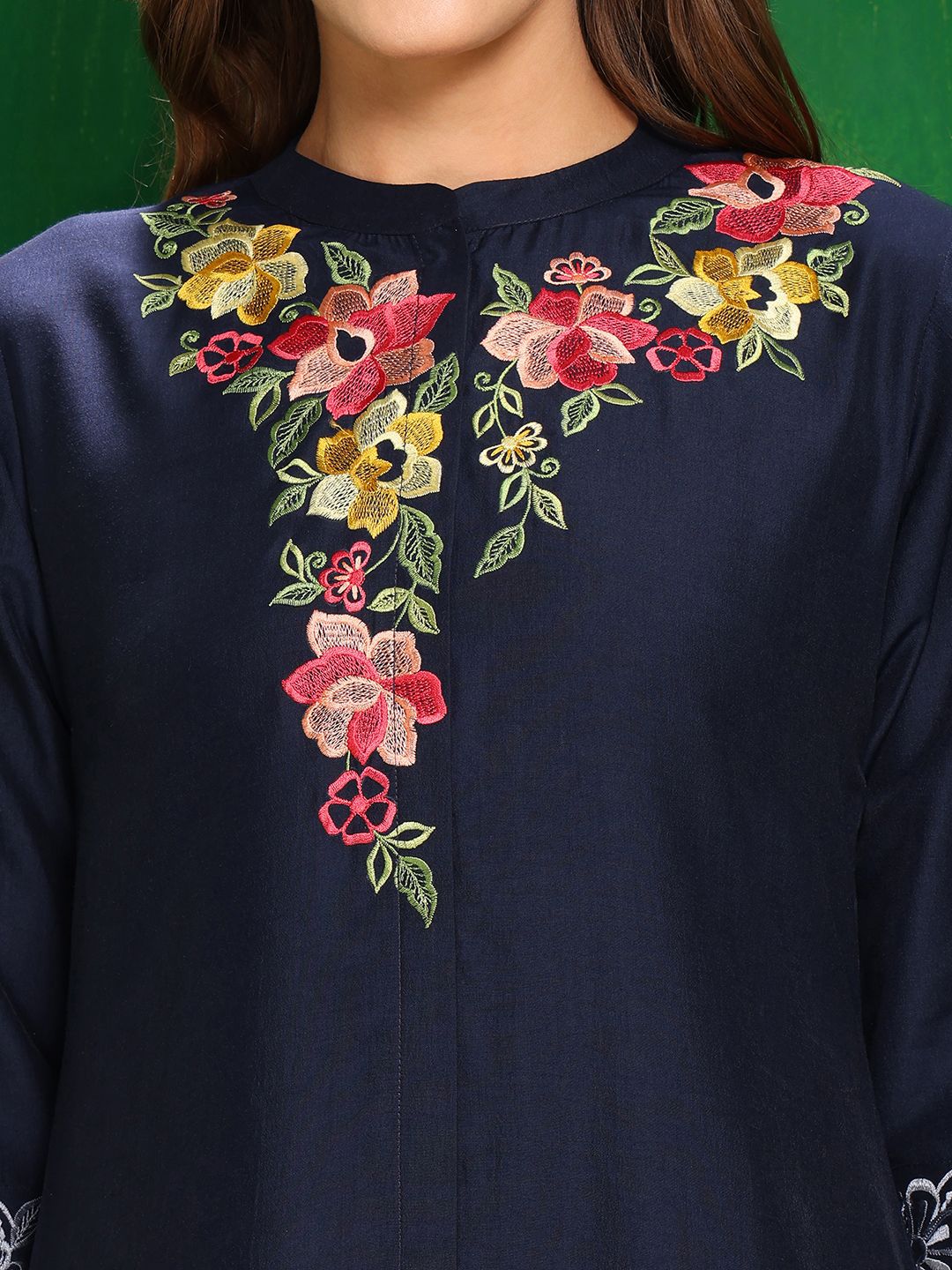 KALINI Embroidered Tunic With Trousers Co-Ords