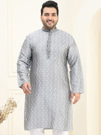 SOJANYA PLUS Paisley Printed Mandarin Collar Kurta Lurus Biasa