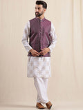 Anouk Men Striped Printed Kurta with Pyjamas