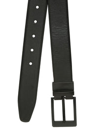 Teakwood Leathers Men Textured Leather Reversible Formal Belt