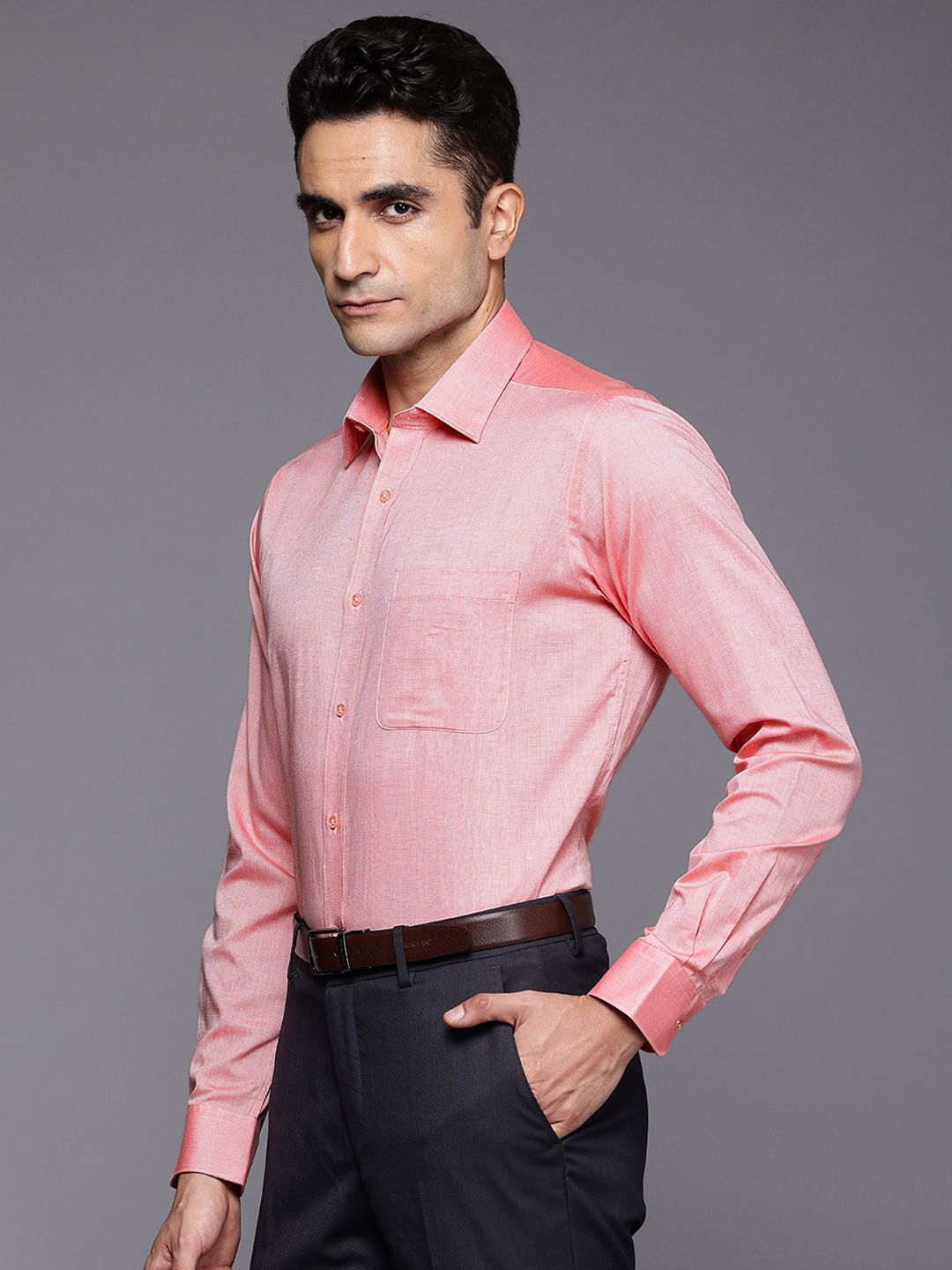 Raymond Pure Cotton Slim Fit Formal Shirt