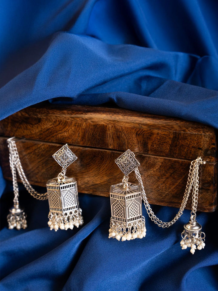 PANASH Contemporary Jhumkas Earrings