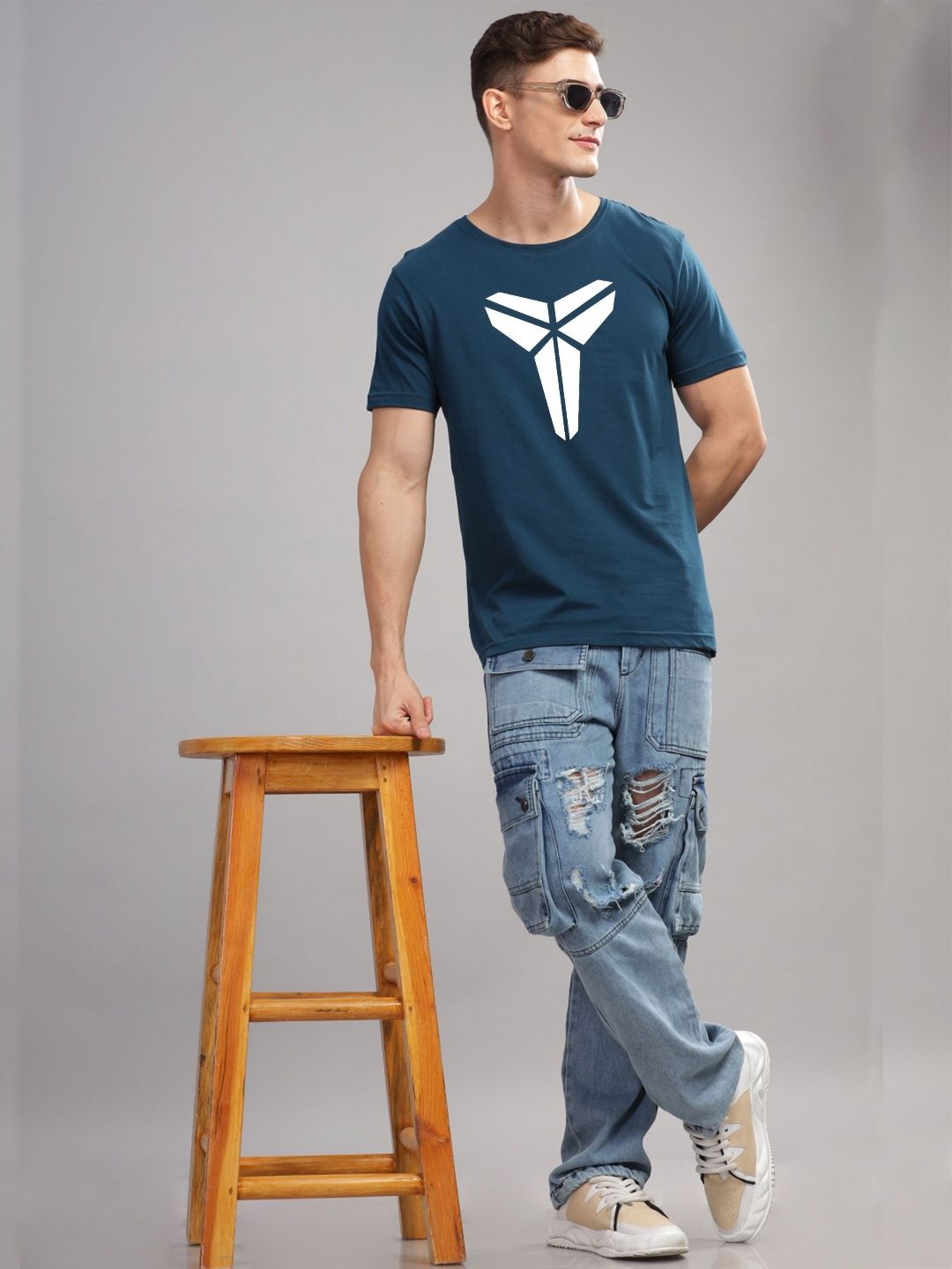 ADRO Men Printed T-shirt