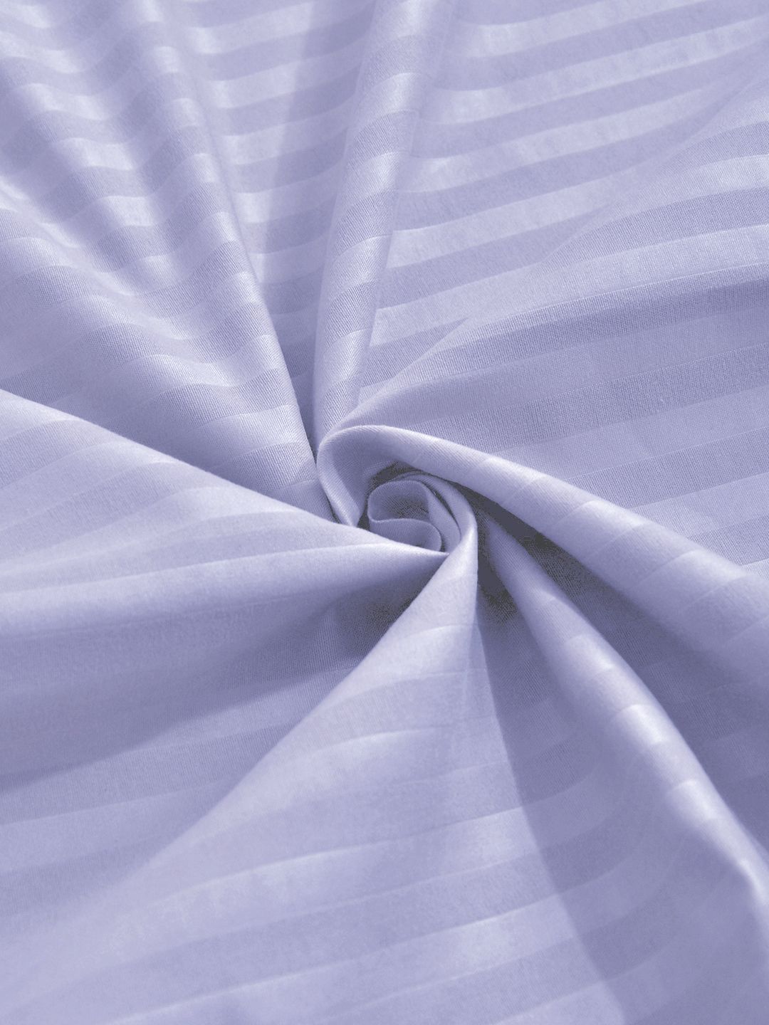 Aura Lavender Striped 300 TC Single Bedsheet Set 2.25 m x 1.5 m