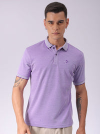 The Indian Garage Co Men Solid Polo Collar T-shirt