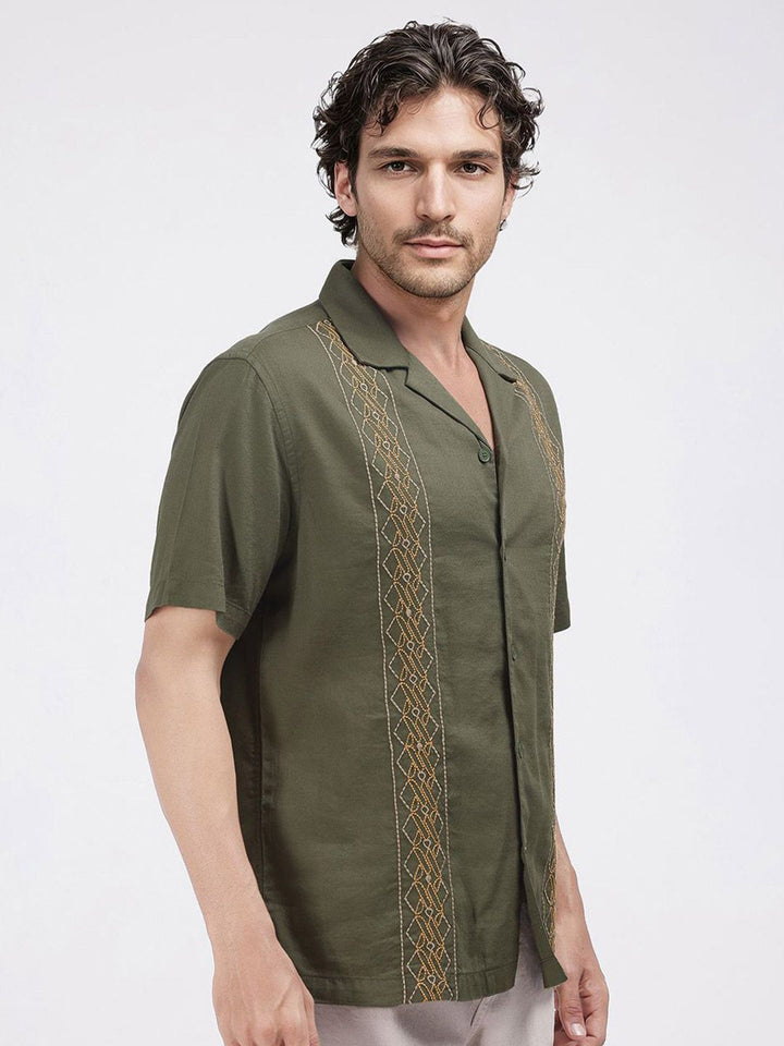 RARE RABBIT Men Comfort Opaque Casual Shirt