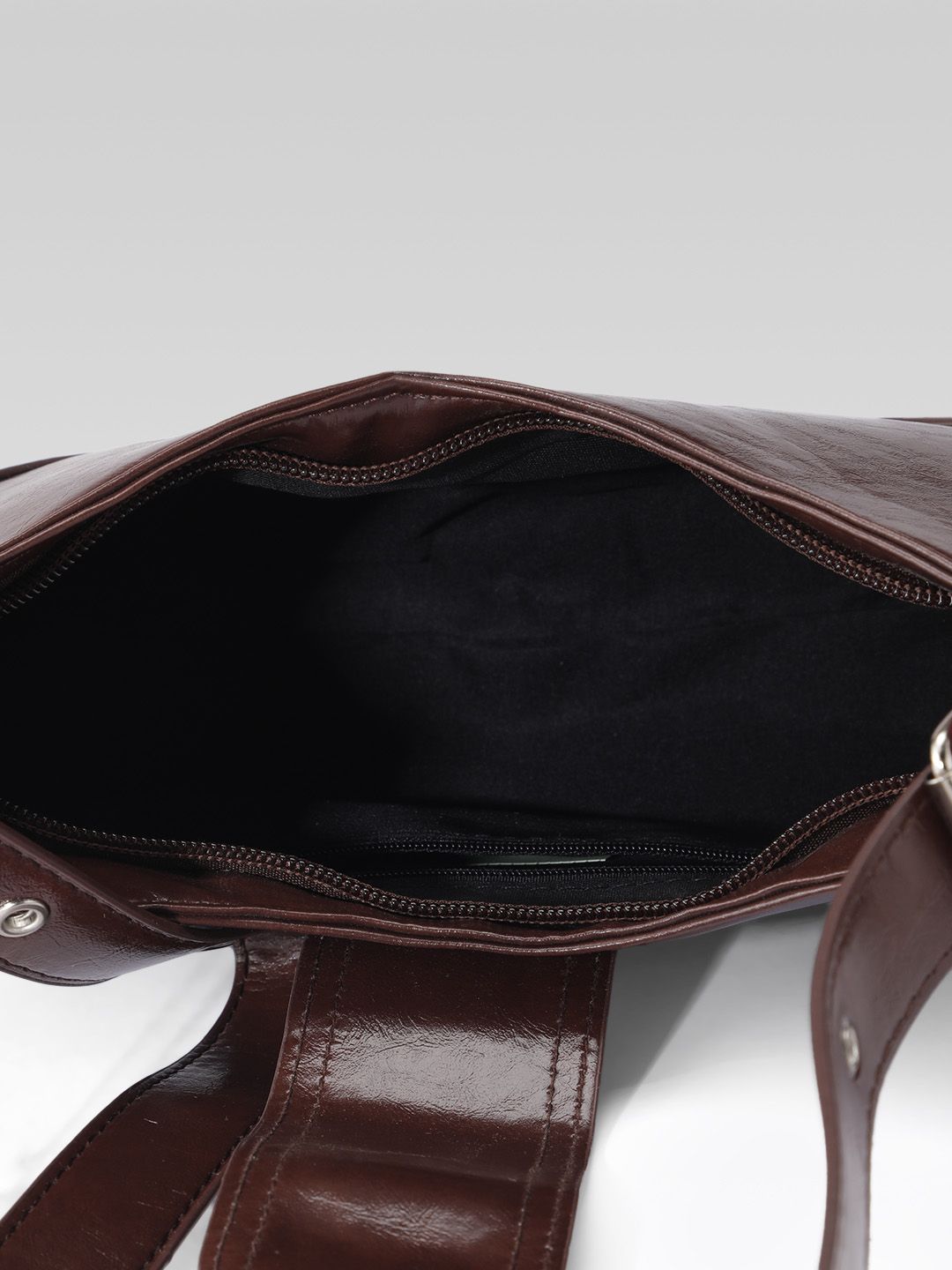DressBerry Baguette Shoulder Bag  with Buckle Detail