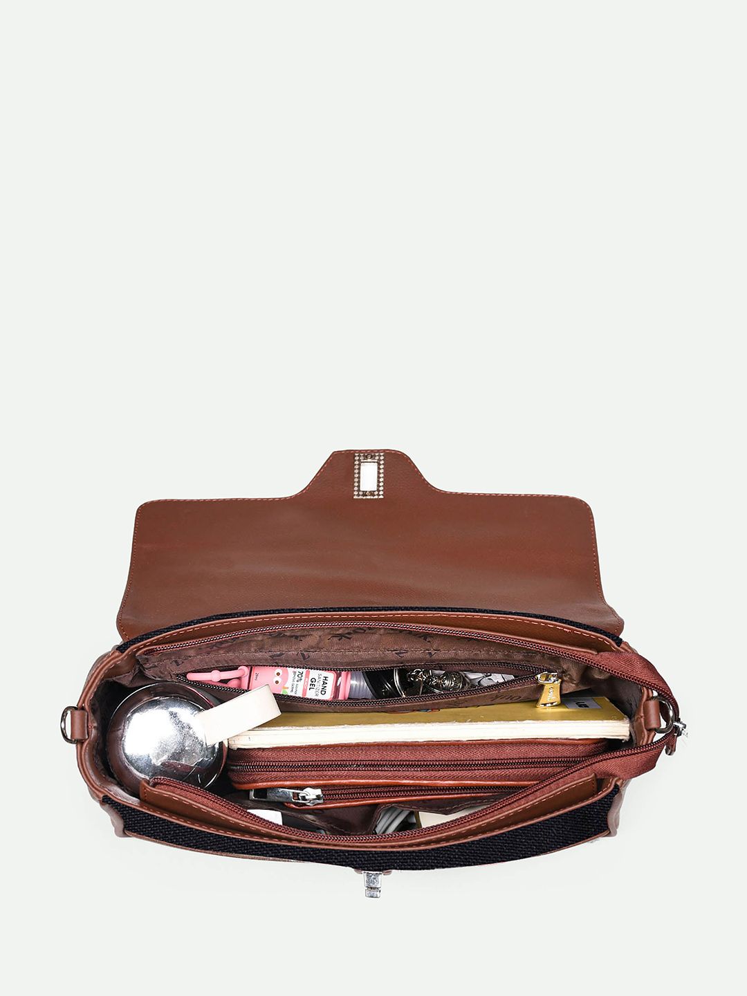 ZOUK Gwalior Weaves Printed Structured Satchel