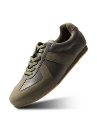 Sneakers Panel Klasik MONKSTORY Escape - Hijau Zaitun