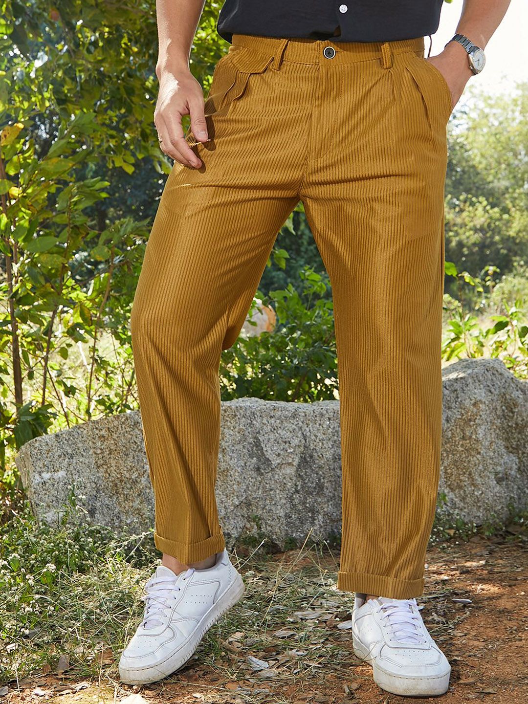 Campus Sutra Men Comfort Trousers