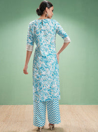 Vishudh Women Floral Printed Regular Kurta with Palazzos & With Dupatta