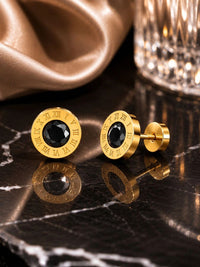 PANASH Circular Studs Earrings