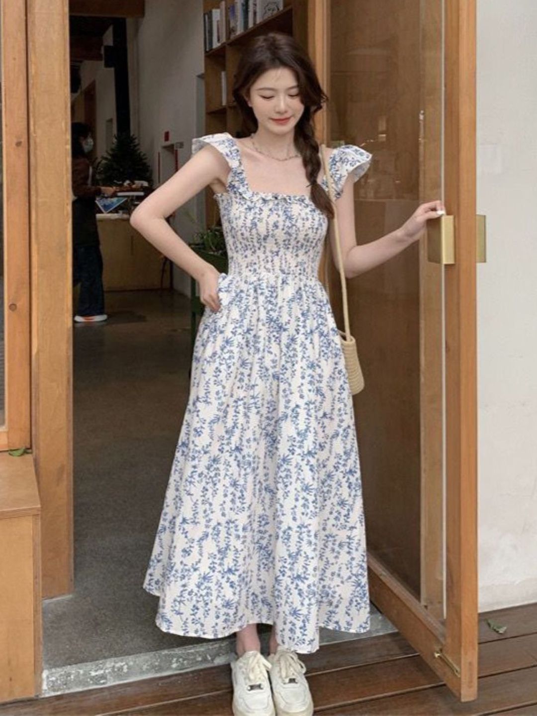 DressBerry Women Floral Printed Fit & Flare Maxi Dress
