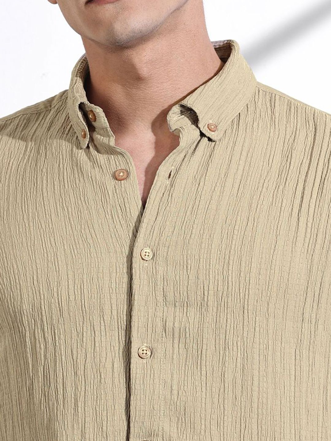 Thomas Scott Men Classic Slim Fit Opaque Casual Shirt