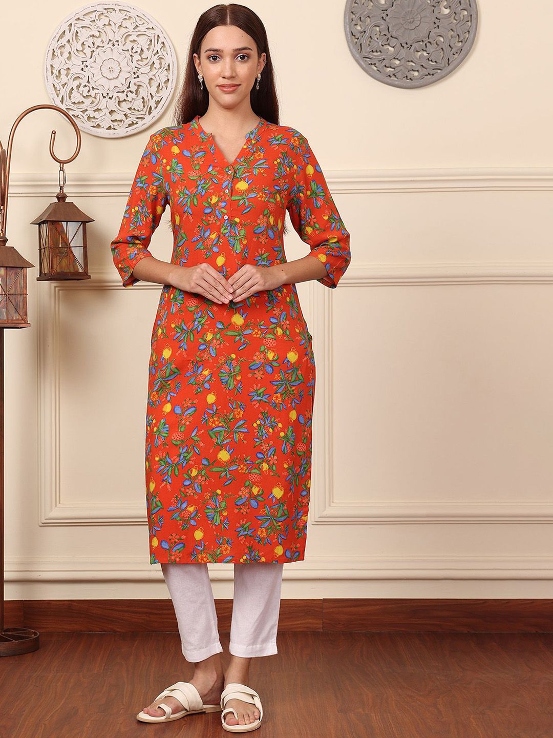 W Women Printed Kurta