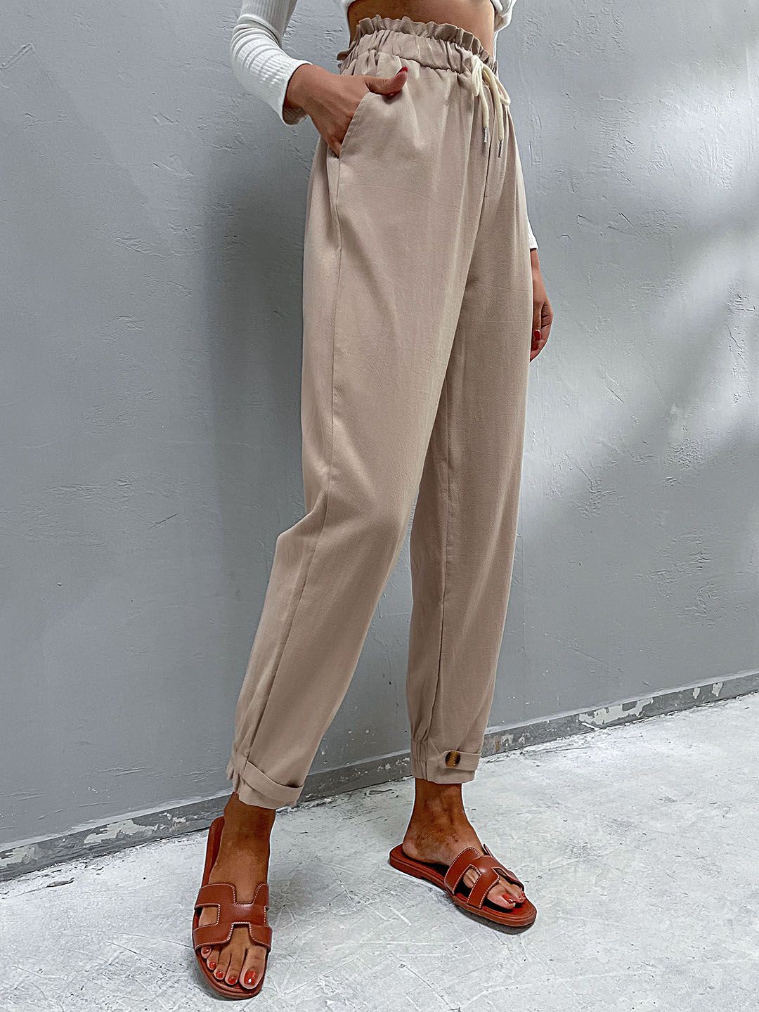 DressBerry Women Smocked Trousers