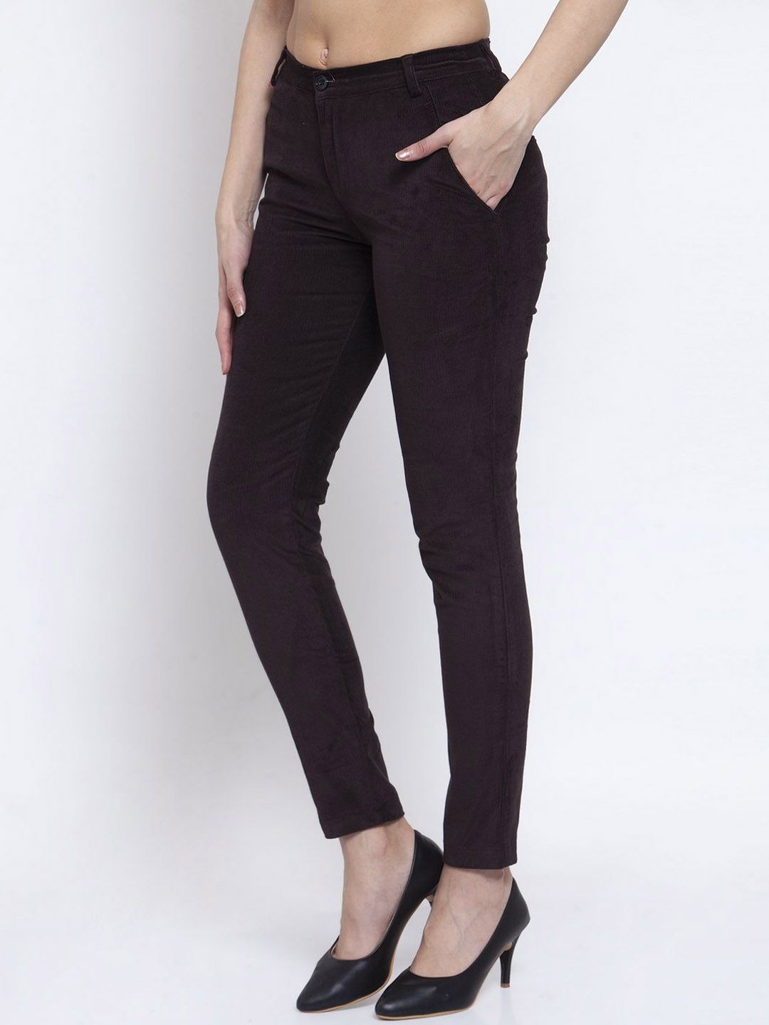 Seluar Cotrise Slim Fit Mid-Rise KLOTTHE