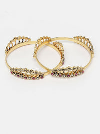 Set Anouk 2 Gelang Bertampal Batu Bersalut Emas