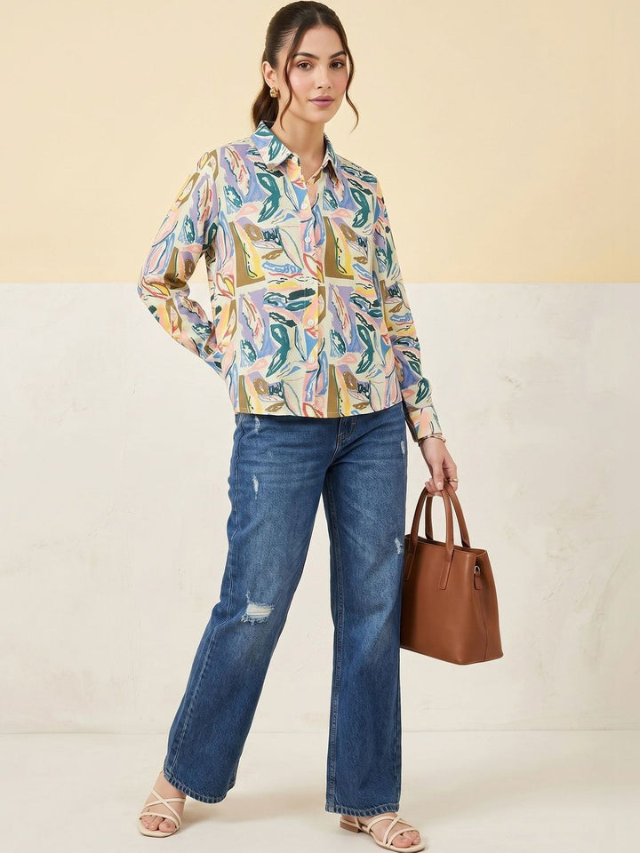 Mamicha Print Top