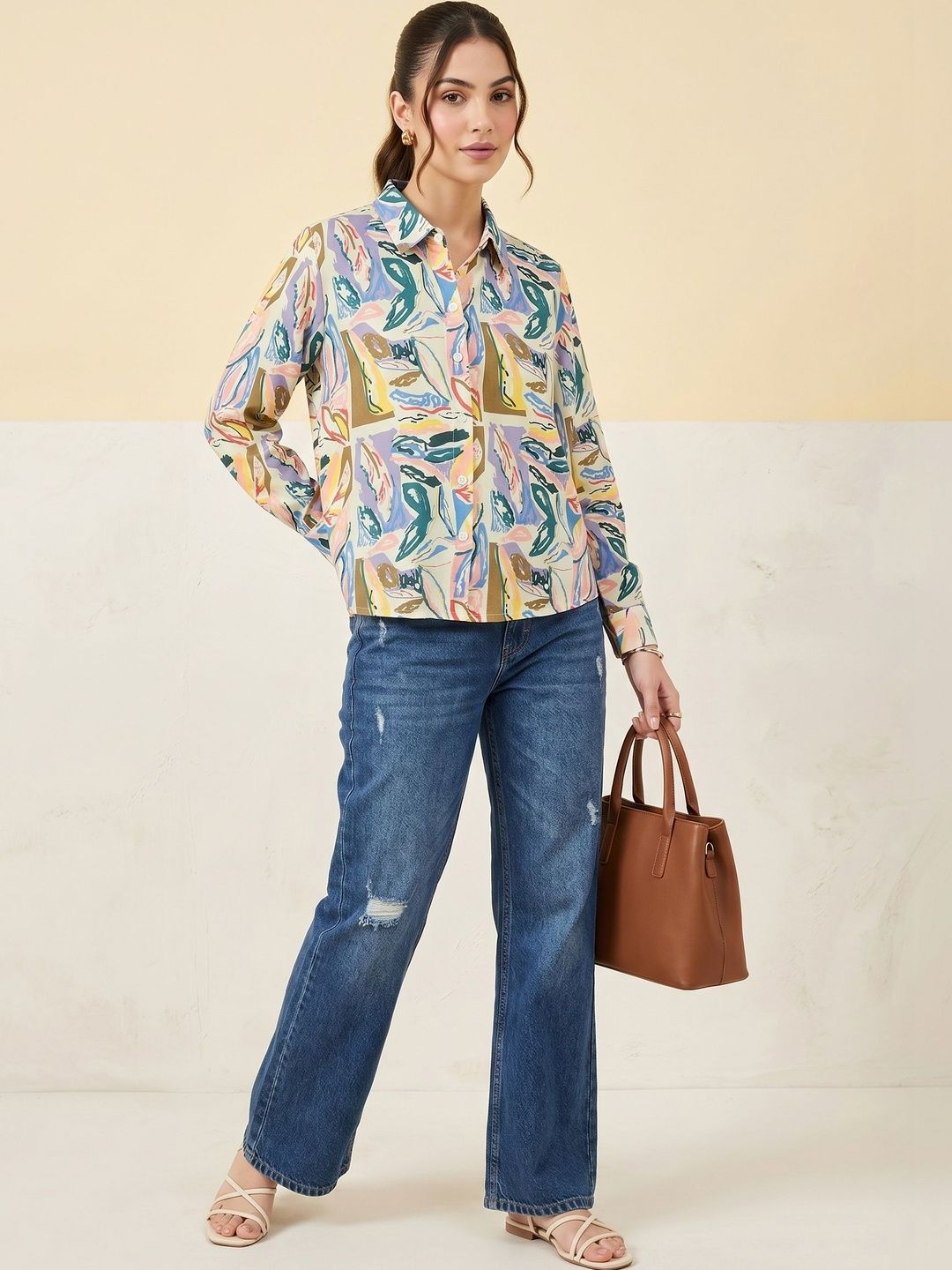 Mamicha Print Top