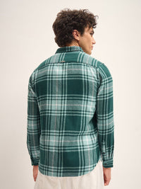 THE BEAR HOUSE Men Slim Fit Tartan Checks Opaque Checked Casual Shirt